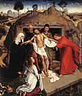 Rogier Van Der Weyden Famous Paintings - Entombment of Christ